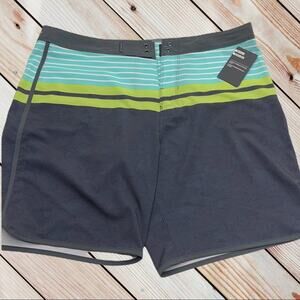 HURLEY PHANTOM Mens 36 Aloha Stripe Board Shorts